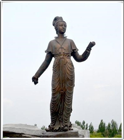 古代大型美女雕塑圖片